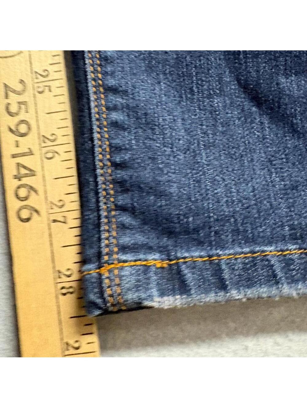 Sneak Peek Distressed Skinny Jeans Womens Size 9 Blue Denim Ripped Low Rise - Picture 2 of 13